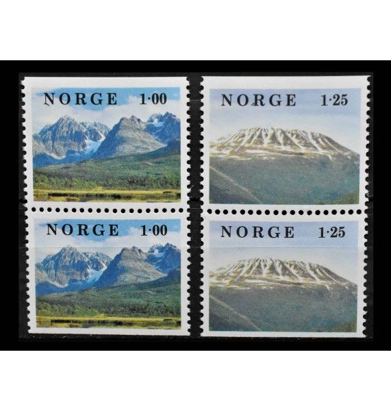 Норвегия 1978 г. "Природа Норвегии" (сцепка)