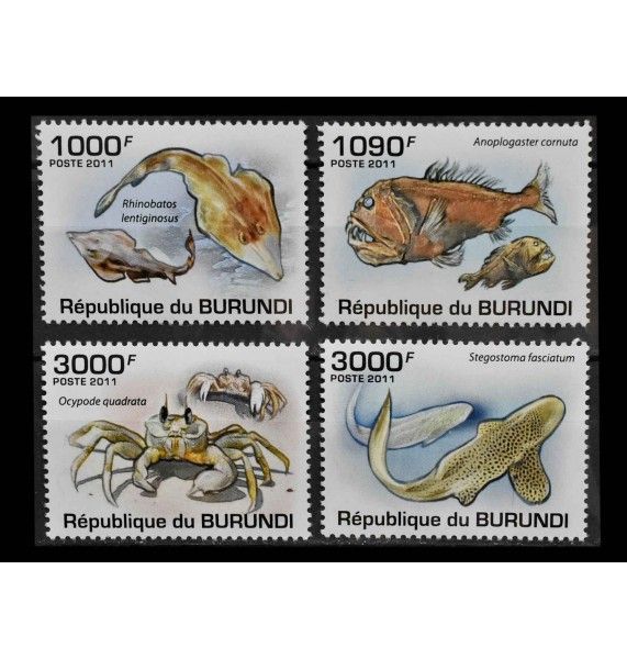 Бурунди 2011 г. "Морские животные"