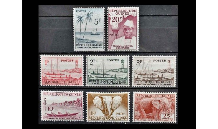 Гвинея 1959 г. "Местные мотивы"