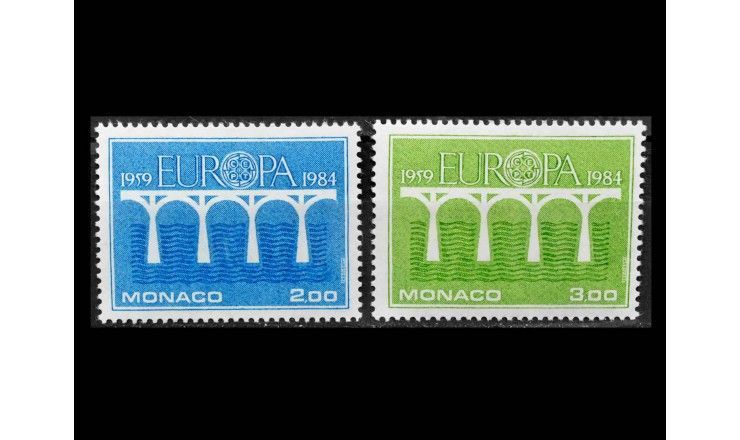 Монако 1984 г. "Европа: 25-летие CEPT" 