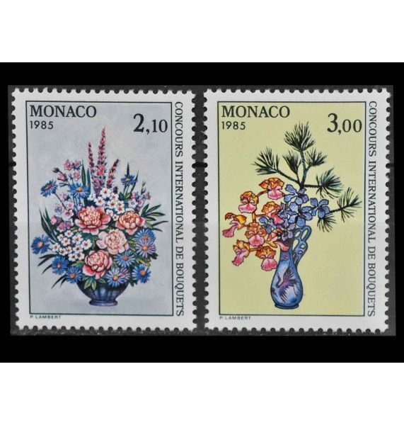 Монако 1984 г. "Международный конкурс цветочных букетов, Монте-Карло" 