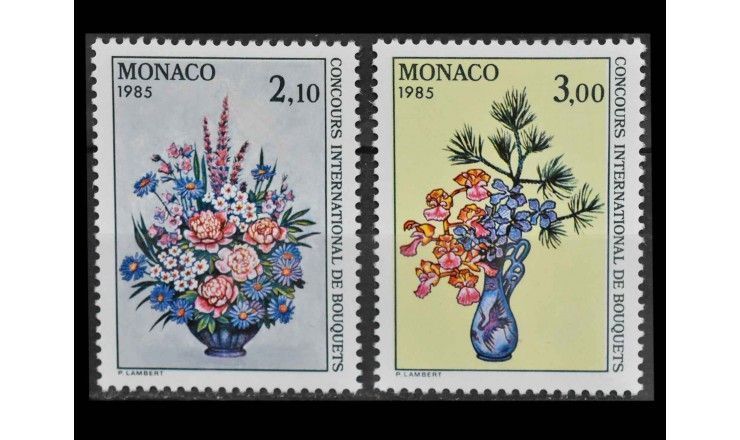 Монако 1984 г. "Международный конкурс цветочных букетов, Монте-Карло" 