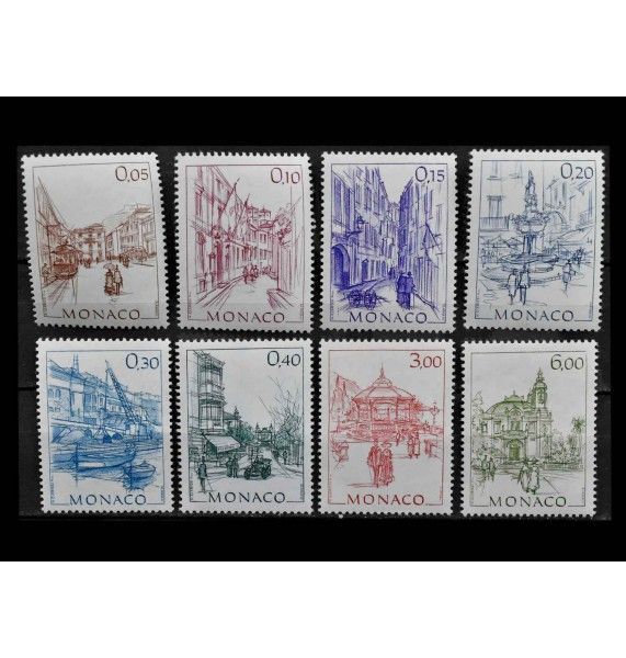 Монако 1984 г. "Стандартные марки: Виды Монако" 