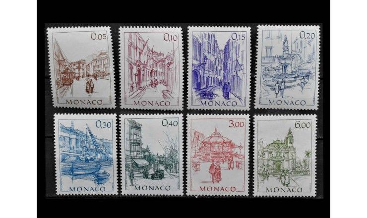 Монако 1984 г. "Стандартные марки: Виды Монако" 