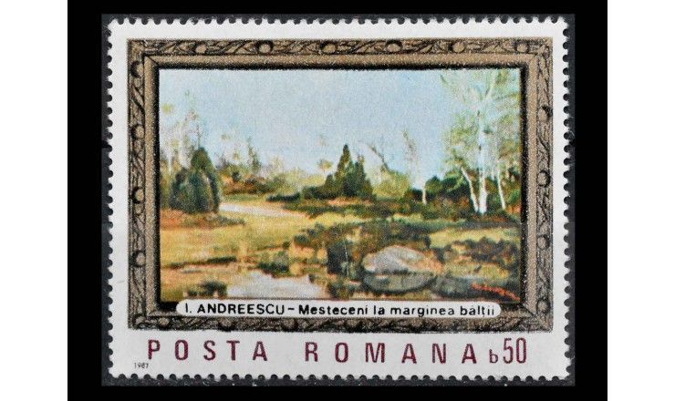 Румыния 1987 г. "Картины"