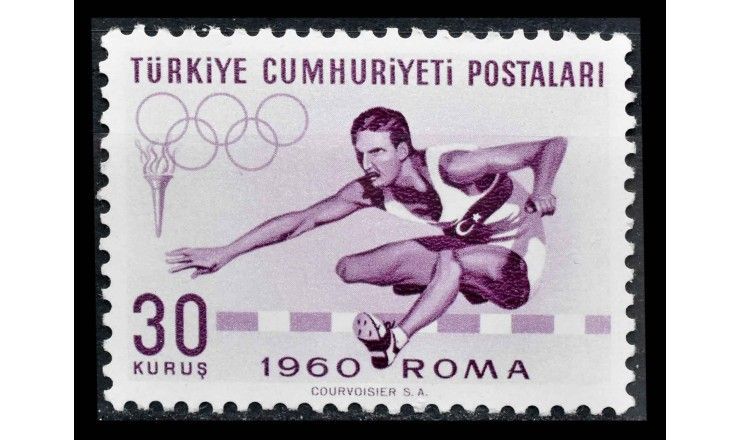 Турция 1960 г. "Летние Олимпийские игры, Рим"