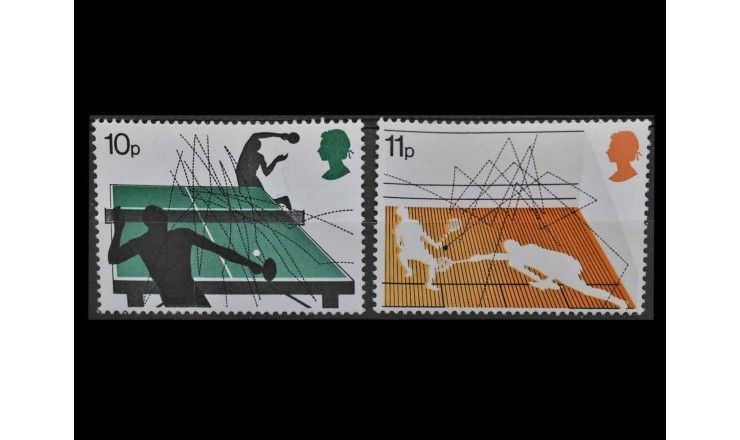 Великобритания 1977 г. "100 лет теннисным чемпионатам Уимблдона"