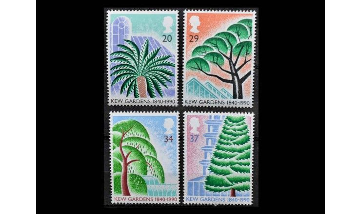 Великобритания 1990 г. "150 лет Кью Гарденс"