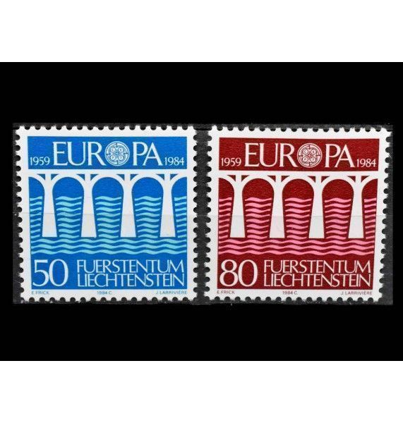 Лихтенштейн 1984 г. "Европа: 25-летие CEPT"