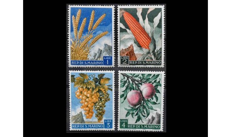 Сан-Марино 1958 г. "Фрукты, овощи и злаки"