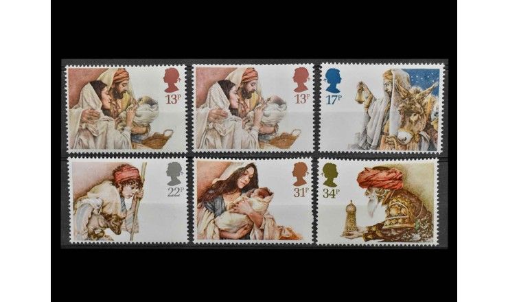 Великобритания 1984 г. "Рождество"
