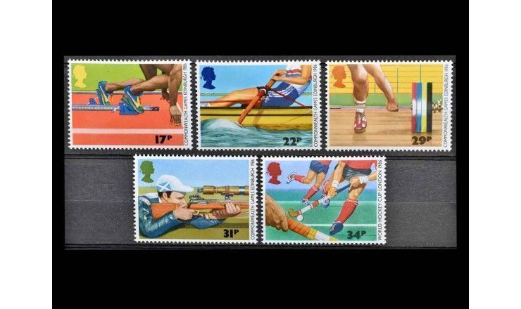 Великобритания 1986 г. "Игры Содружества, Эдинбург"