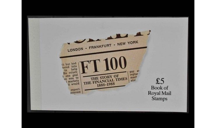Великобритания 1988 г. "История газеты "Financial Times" (Престиж-буклет)