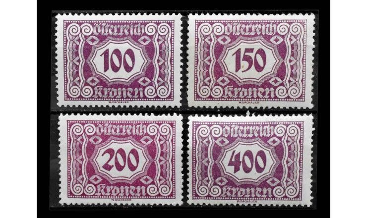 Австрия 1922 г. "Новый рисунок цифр" (дефект)