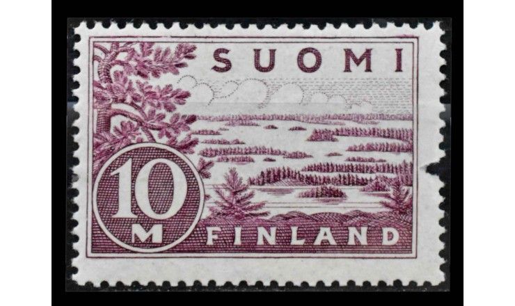 Финляндия 1930/1948 г. "Стандартные марки" (дефект) 