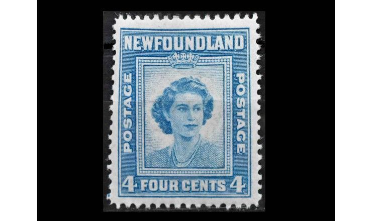 Ньюфаундленд 1947 г. "21 лет со дня рождения принцессы Елизаветы" 