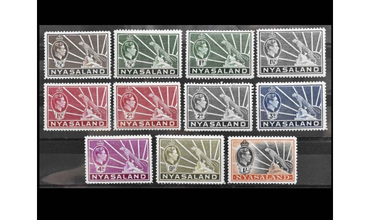 Ньясаленд 1938 г. "Король Георг VI"