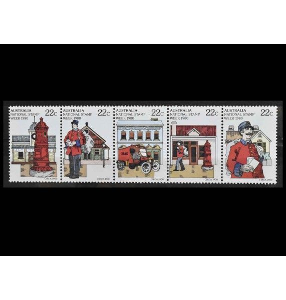 Австралия 1980 г. "Национальная неделя почтовых марок"