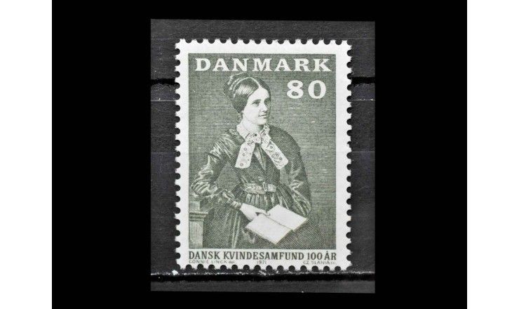 Дания 1971 г. "Матильда Фибигер, феминистка и писательница"