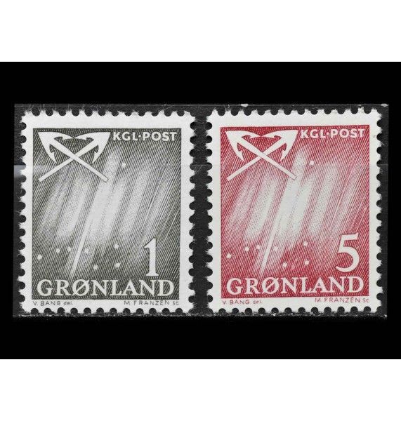 Гренландия 1963 г. "Северное сияние" 