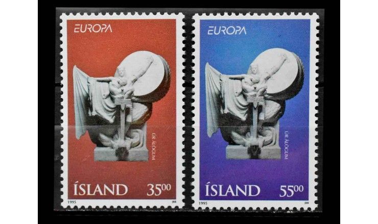 Исландия 1995 г. "Европа: Скульптура" 