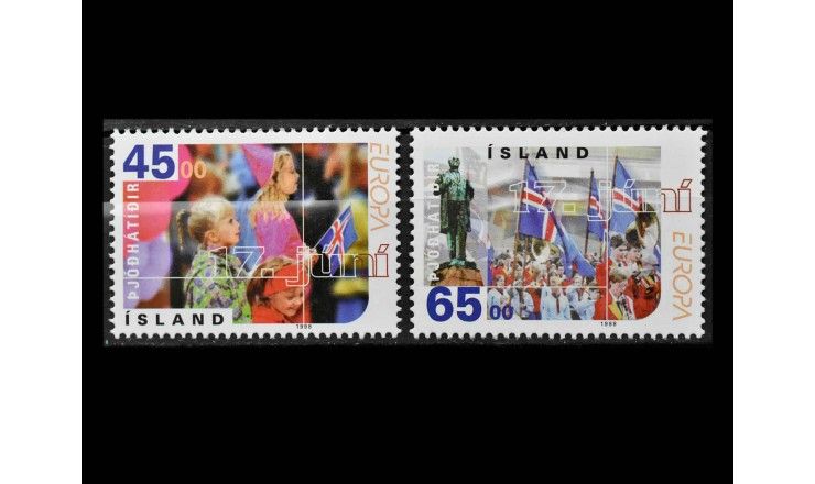 Исландия 1998 г. "Европа: Фестивали и национальные праздники" 