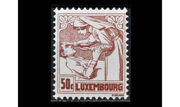Люксембург 1925 г. "Борьба с туберкулезом и раком"  
