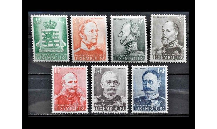 Люксембург 1939 г. "Сто лет Независимости: Правители Люксембурга" 