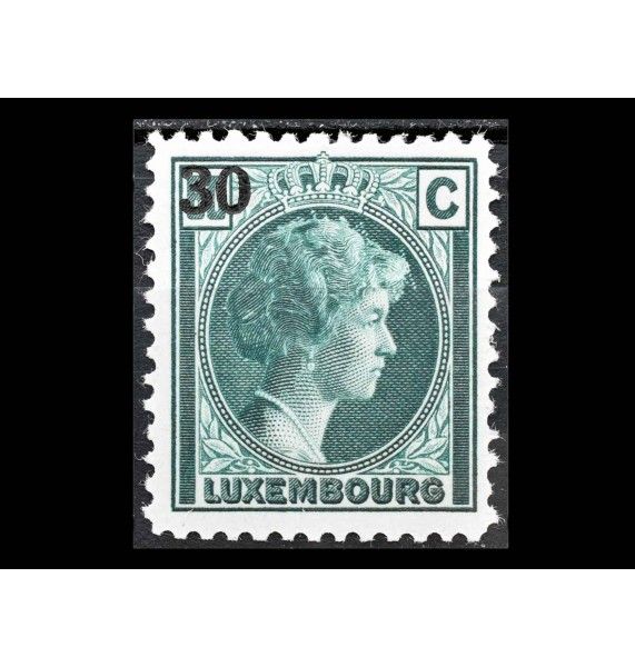 Люксембург 1939 г. "Великая княгиня Шарлотта" (надпечатка) 