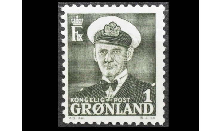 Гренландия 1950 г. "Король Фредерик IX"