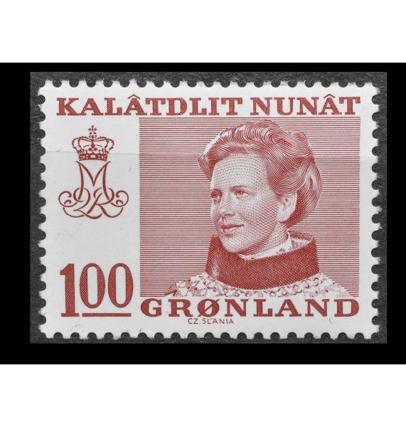 Гренландия 1977 г. "Королева Маргрете II"
