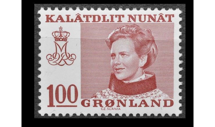 Гренландия 1977 г. "Королева Маргрете II"