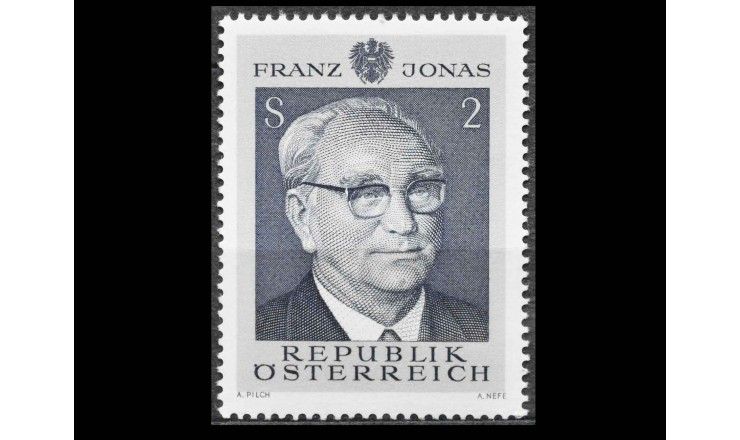 Австрия 1969 г. "70 лет со дня рождения президента Франца Йонаса"