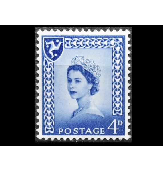 Остров Мэн 1966 г. "Королева Елизавета II"