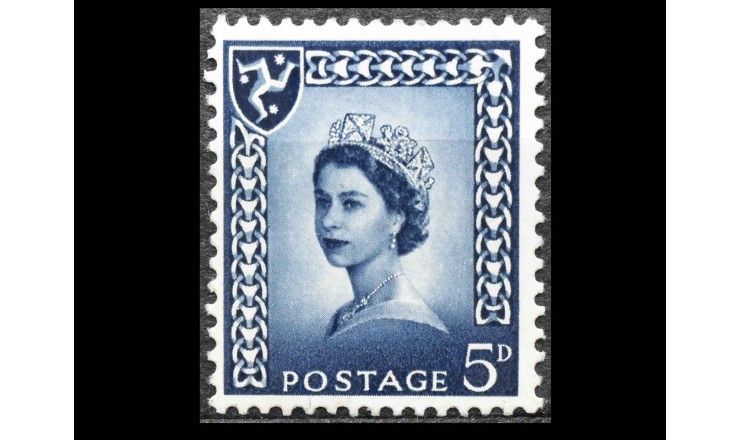 Остров Мэн 1968 г. "Королева Елизавета II"