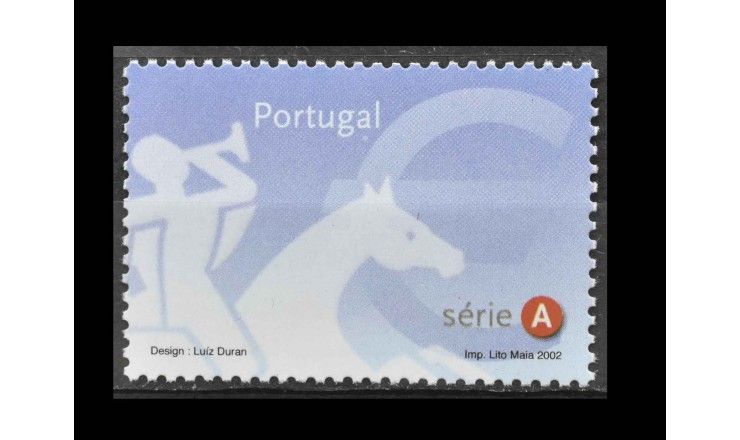 Португалия 2002 г. "Стандартные марки: Почтовая эмблема"