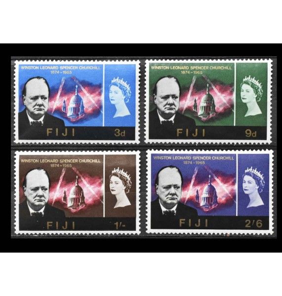 Фиджи 1966 г. "Уинстон Спенсер Черчилль"