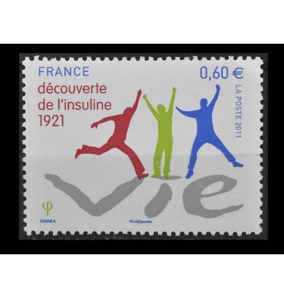 Франция 2011 г. "Открытие инсулина"