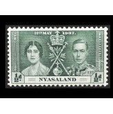 Ньясаленд 1937 г. "Коронация короля Георга VI и королевы Елизаветы"