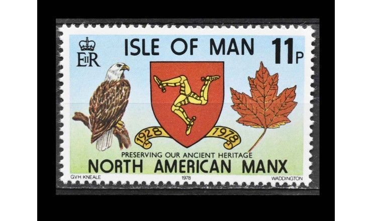 Остров Мэн 1978 г. "50 лет Североамериканской мэнской ассоциации"