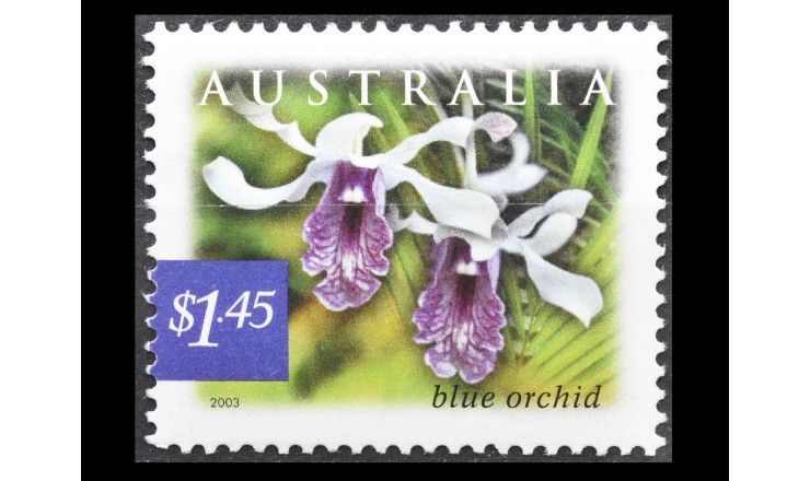 Австралия 2003 г. "Голубая орхидея"