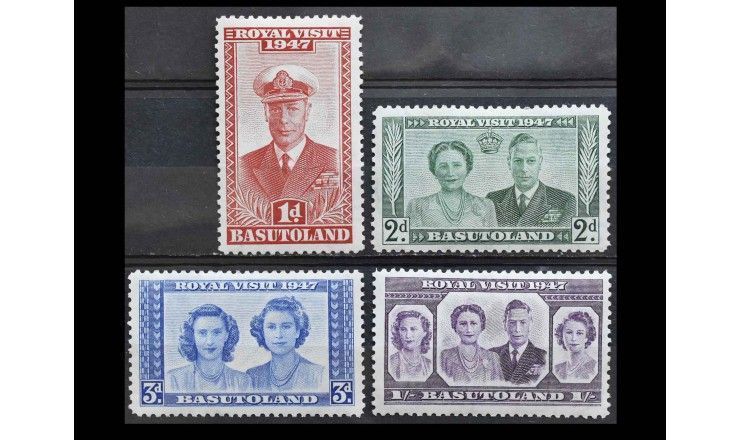 Басутоленд 1947 г. "Визит королевской семьи"
