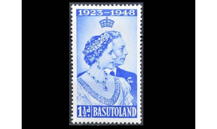 Басутоленд 1948 г. "Годовщина серебряной свадьбы короля Георга VI и королевы Елизаветы"