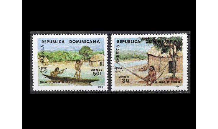 Доминиканская республика 1990 г. "Америка"