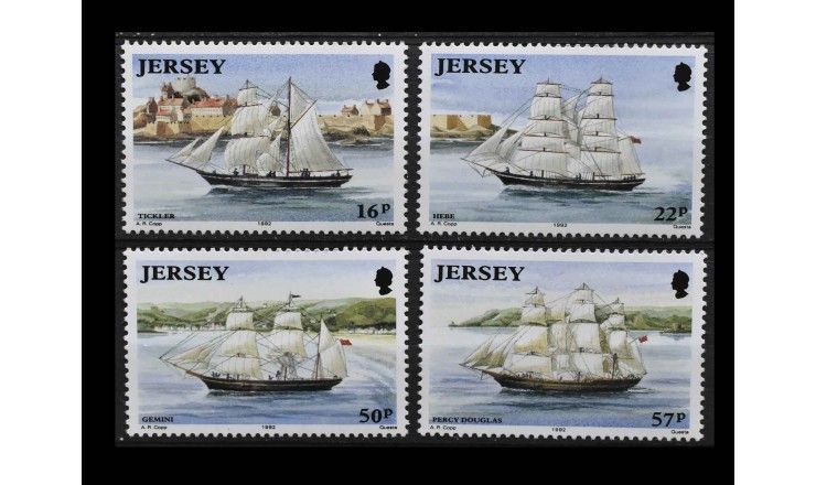 Джерси 1992 г. "Судостроение в Джерси"