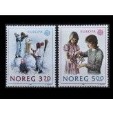 Норвегия 1989 г. "Европа: Детские игры"