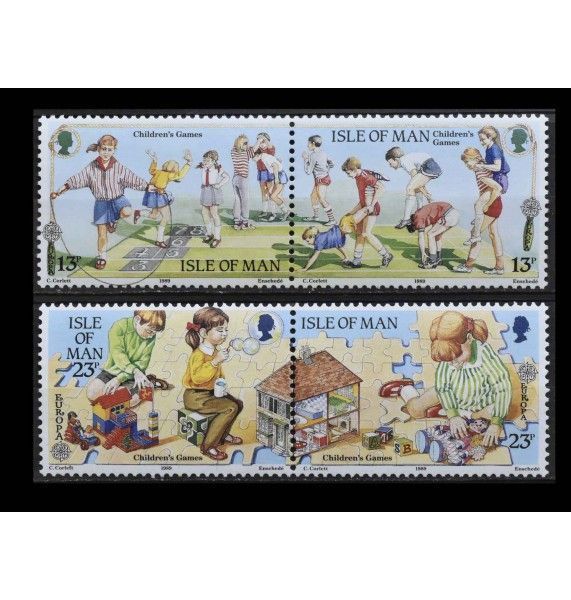 Остров Мэн 1989 г. "Европа: Детские игры" Остров Мэн 1989 г. "Европа: Детские игры"
