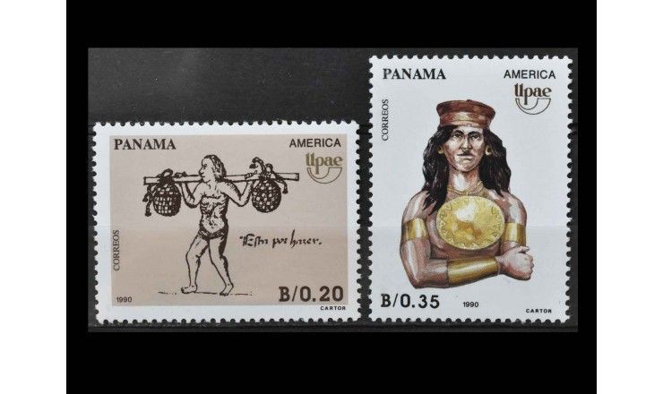 Панама 1990 г. "Открытие Нового Света"