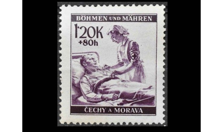 Германия (Богемия и Моравия) 1941 г. "Красный Крест"