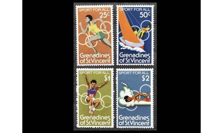 Гренадины и Сент Винсент 1980 г. "Летние Олимпийские игры, Москва"